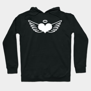 Retro Mcbling Heart With Wings Tattoo Aesthetic Hoodie